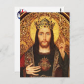 Christ der König Postkarte (Vorne/Hinten)