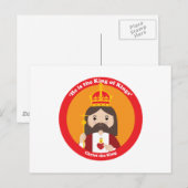 Christ der König Postkarte (Vorne/Hinten)