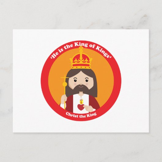 Christ der König Postkarte (Vorderseite)