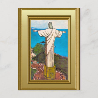 Christ der König Rio de Janeiro Postkarte