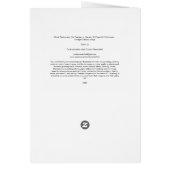 Christ der Lehrer / Alle mächtige Osterkarte (Hinten)