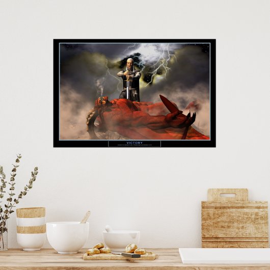 Christ der Victor Poster (Küche)