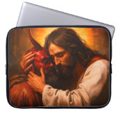 Christ Embracing Lucifer Laptopschutzhülle (Vorderseite)