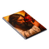 Christ Embracing Lucifer-Notebook Notizblock (Rechte Seite)