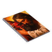 Christ Embracing Lucifer-Notebook Notizblock (Rechte Seite)