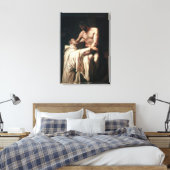 Christ Embracing St. Bernard Leinwanddruck (Insitu (Schlafzimmer))