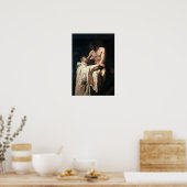 Christ Embracing St. Bernard Poster (Küche)