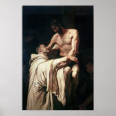 Christ Embracing St. Bernard Poster (Vorne)
