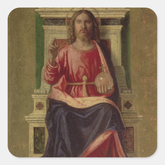 Christ enthusironed, c.1505 quadratischer aufkleber (Vorderseite)