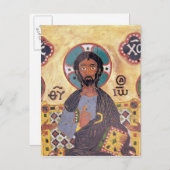 Christ enthusironisiert postkarte (Vorne/Hinten)