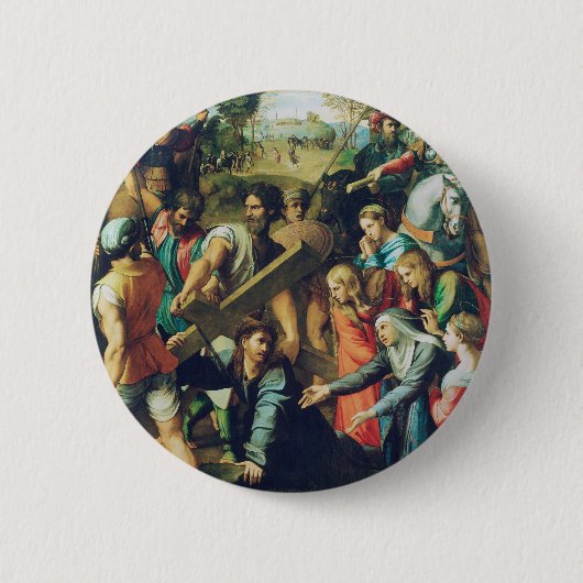 Christ Falling on the way to Calvary Button (Vorderseite)
