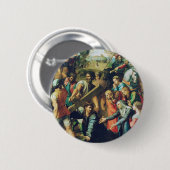 Christ Falling on the way to Calvary Button (Vorne & Hinten)