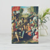 Christ Falling on the way to Calvary Einladung (Stehend Vorderseite)