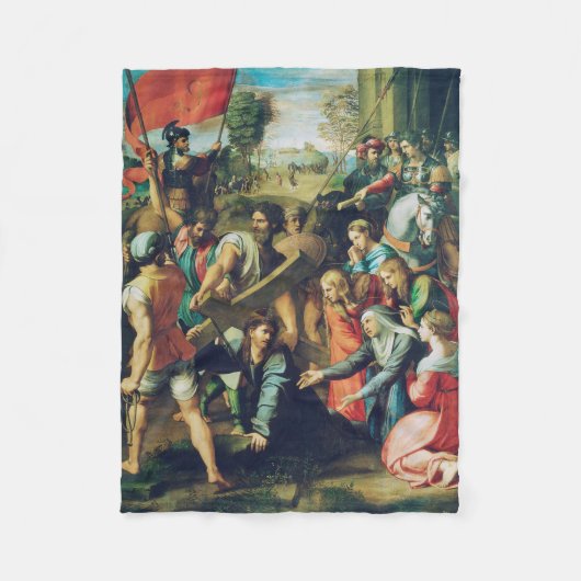 Christ Falling on the way to Calvary Fleecedecke (Vorderseite)