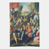 Christ Falling on the way to Calvary Geschirrtuch (Vertikal)