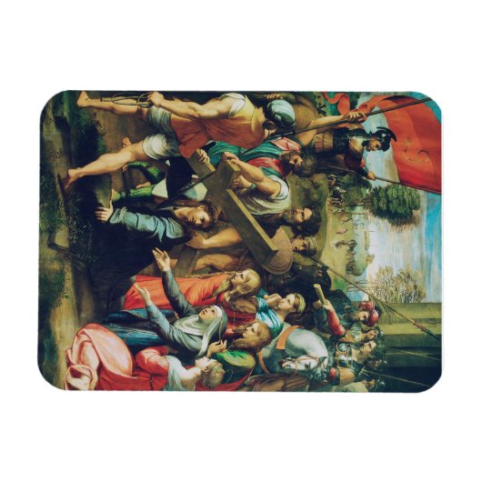 Christ Falling on the way to Calvary Magnet (Horizontal)