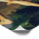 Christ Falling on the way to Calvary Poster (Ecke)