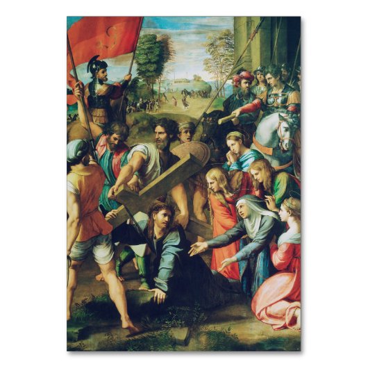 Christ Falling on the way to Calvary Tischnummer (Vorderseite)