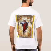 CHRIST-Fenster aus festem Glas T-Shirt (Rückseite)