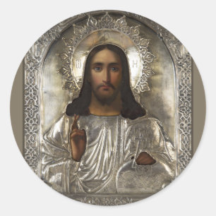 CHRIST Fine Art Runder Aufkleber