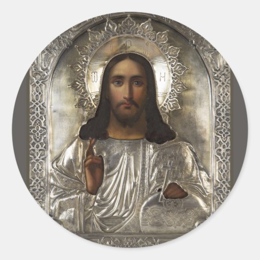 CHRIST Fine Art Runder Aufkleber (Vorderseite)