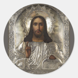 CHRIST Fine Art Runder Aufkleber