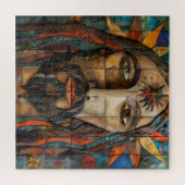 Christ Folk Mosaic Puzzle (Horizontal)