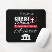 Christ Follower als Architekt Christlich getarnt Mousepad (Mit Mouse)