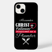 Christ Follower als Christlicher Klempner getarnt Case-Mate iPhone Hülle (Rückseite)