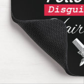 Christ Follower als Friseur Christlich verkleidet Mousepad (Ecke)