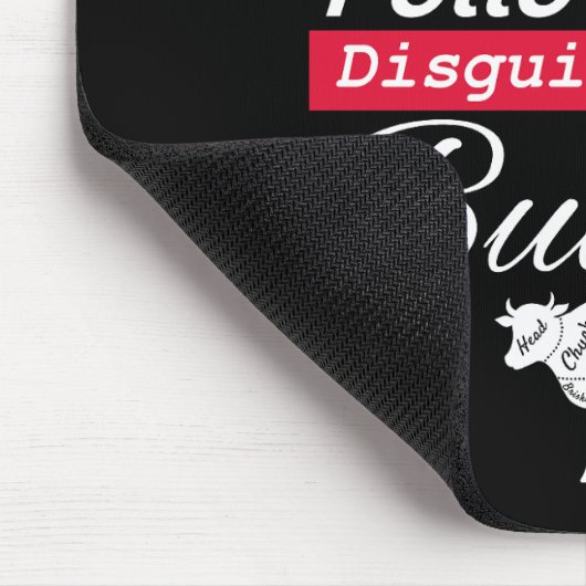 Christ Follower als Metzger-Christliche getarnt Mousepad (Ecke)