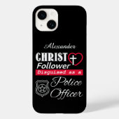 Christ Follower als Polizist getarnt Case-Mate iPhone Hülle (Rückseite)