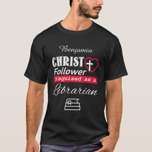 Christ Follower, getarnt als biblisches Christlich T-Shirt (Vorderseite)