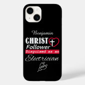 Christ Follower, getarnt als Elektriker Christlich Case-Mate iPhone Hülle (Rückseite)