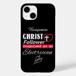 Christ Follower, getarnt als Elektriker Christlich Case-Mate iPhone 14 Hülle
