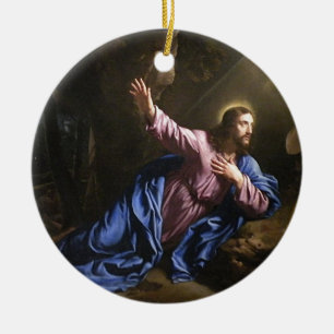 Christ Garten Glaube Hoffnung Liebe beten Gebet En Keramikornament