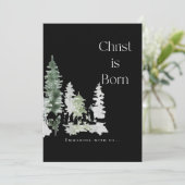 Christ Geboren Christliche Krippe Black (Stehend Vorderseite)