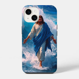 Christ geht auf dem Wasser iPhone-Hülle iPhone 14 Hülle
