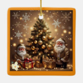 Christ-Geschenk Keramikornament (Rückseite)