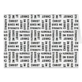 Christ gibt mir Kraft Parakaleo Note Karte (Vorderseite (Horizontal))