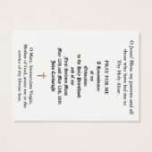 CHRIST HOCHPRIEST ALTAR ORDINIERUNG HOLY CARDS (Rückseite)