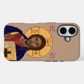 Christ Icon iPhone Case - mehrere Größen (Rückseite (Horizontal))