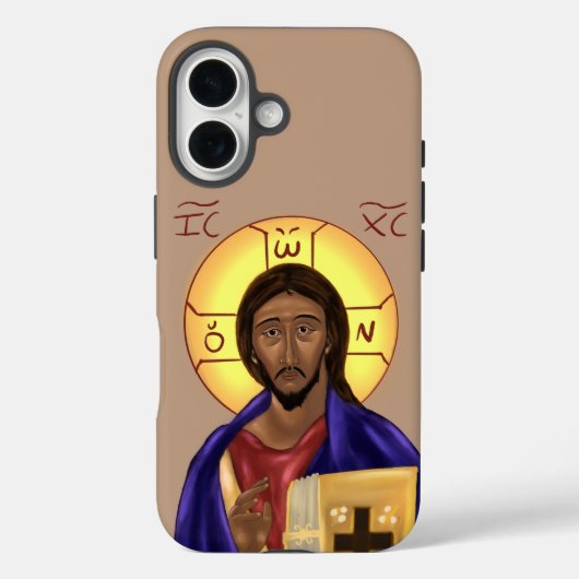 Christ Icon iPhone case - multiple sizes (Rückseite)