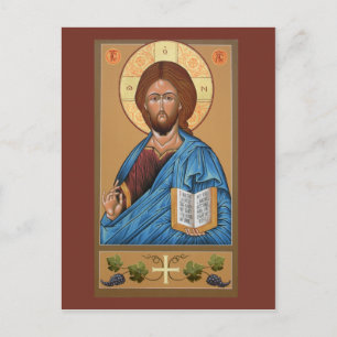 Christ Icon Praetkarte Postkarte