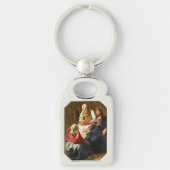 Christ im Haus des Schlüsselanhängers Martha Metal Schlüsselanhänger (Vorderseite)