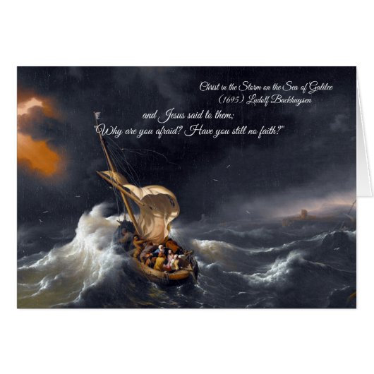 Christ im Sturm (Vorderseite (Horizontal))