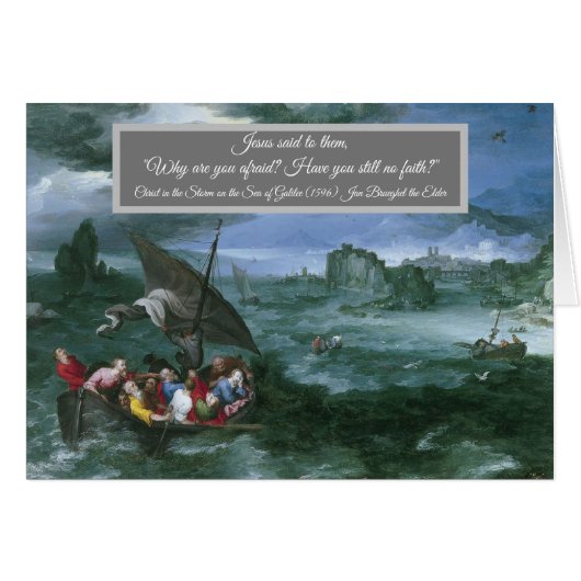 Christ im Sturm (Vorderseite (Horizontal))