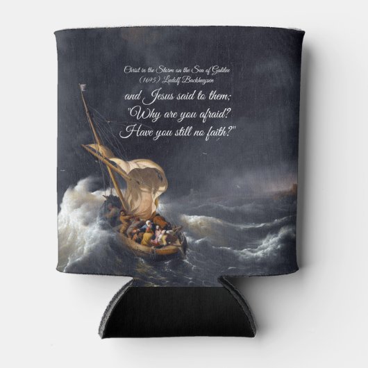 Christ im Sturm Dosenkühler (Vorderseite)