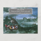 Christ im Sturm Postkarte (Vorderseite)