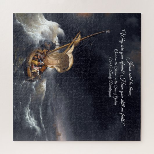 Christ im Sturm Puzzle (Horizontal)